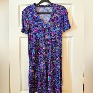 Lilly Pulitzer XS swing Alaina dress. Had sleeves shortened! EUC!